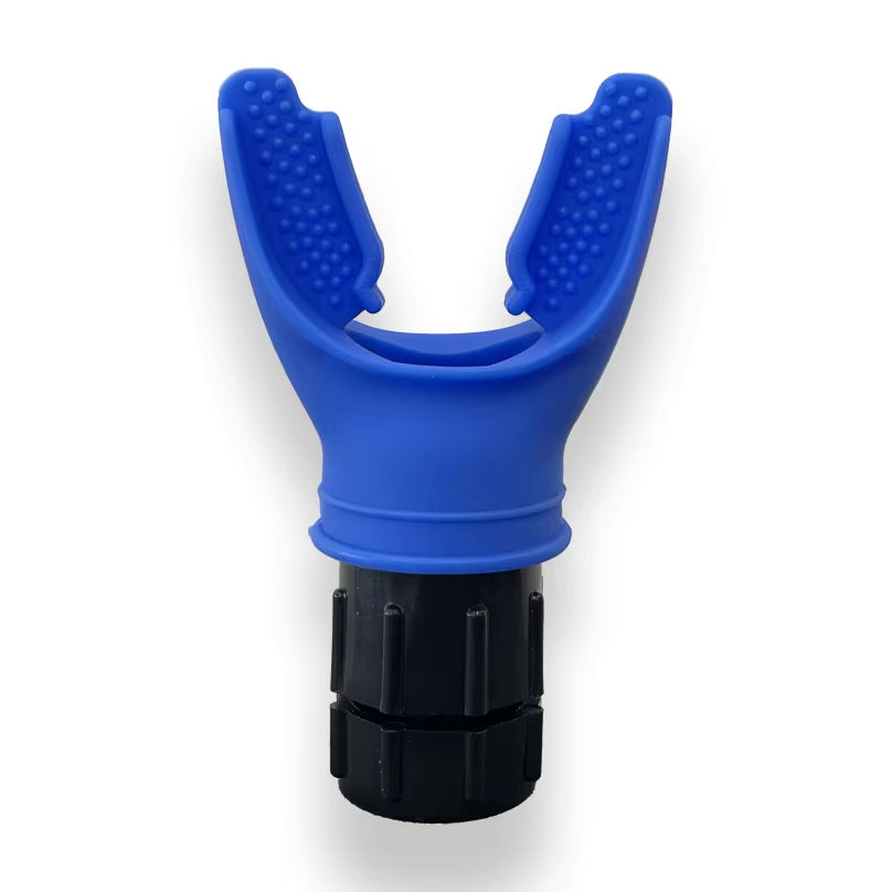 Lung Breathing Trainer – Portable Silicone Respiratory Muscle Exerciser with Adjustable Resistance Dial