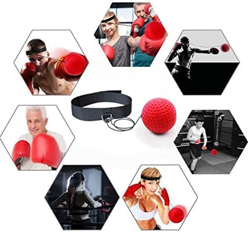 Elite Reflex Boxing Ball Headband – Adjustable Speed & Agility Training Strap