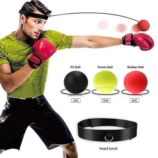 Elite Reflex Boxing Ball Headband – Adjustable Speed & Agility Training Strap