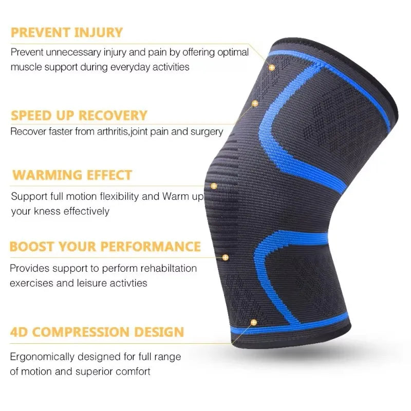 Premium Compression Knee Pads – Breathable Support for Sports & Daily Use