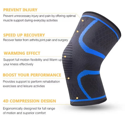 Premium Compression Knee Pads – Breathable Support for Sports & Daily Use