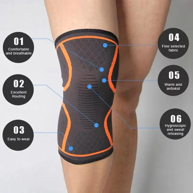 Premium Compression Knee Pads – Breathable Support for Sports & Daily Use