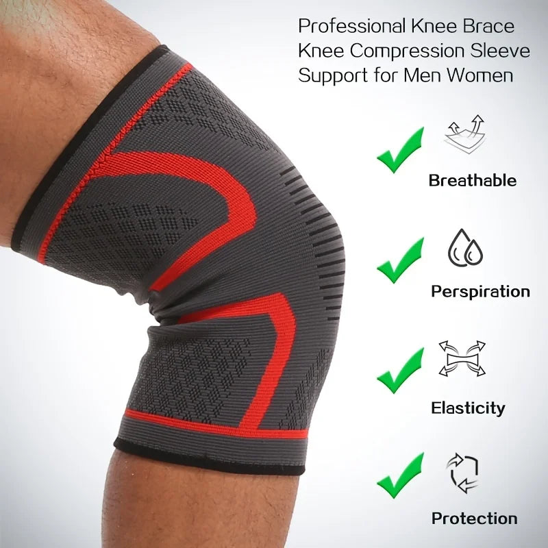 Premium Compression Knee Pads – Breathable Support for Sports & Daily Use