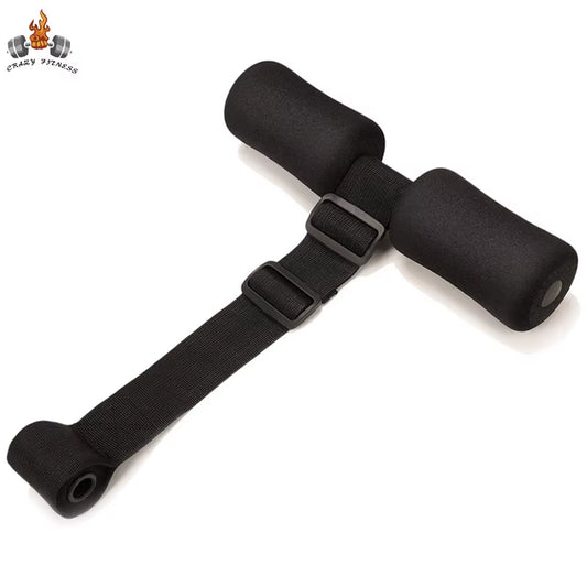 Adjustable Hamstring Curl Strap – Steel Tube & Foam Leg Curl Trainer for Home & Gym